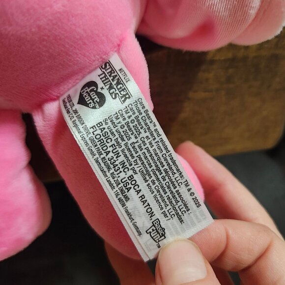 Care Bears × Stranger Things Fun Size Plush 9" Cheer Bear Eleven Limited Edition - Picture 8 of 9